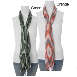 Adi Designs Diamond Print Lightweight Woven Scarf