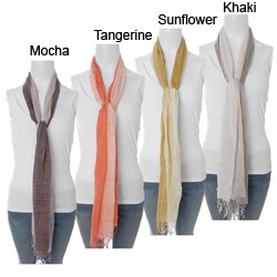 Adi Designs Lightweight Woven Gradient Scarf