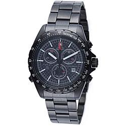 Swiss Military Men's Black Navigator Chronograph Watch
