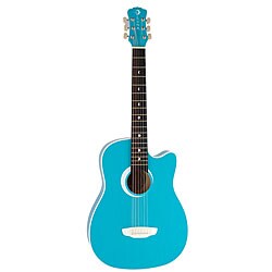 Luna Aurora Azure 3/4-size Acoustic Guitar