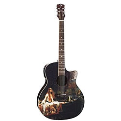Luna Fantasie Lady of Shalott Acoustic/ Electric Guitar
