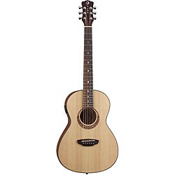 Luna 'Gypsy Parlor' Student Guitar with Built-in Tuner