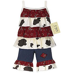 JoJo Designs Girl's 2-piece Western Rumba-style Set