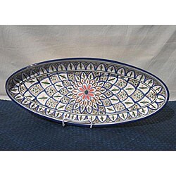 Tabarka 21-inch Extra Large Oval Platter (Tunisia)