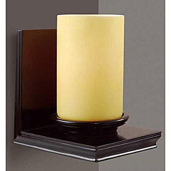 Mahogany Bronze Wood 1-light Sconce 