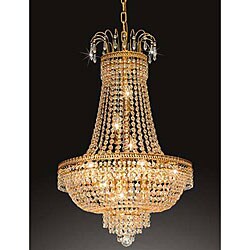 Gold Empire 11-light Crystal Chandelier