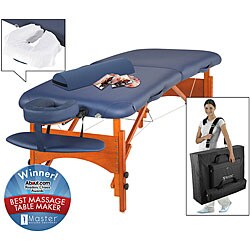 Master Massage Monroe LX 30-inch Portable Massage Table with Accessories