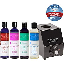 Master Massage SpaMaster Essentials Oil Warmer Kit