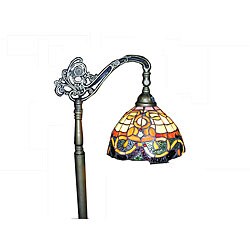 Tiffany-style Rome Reading Lamp