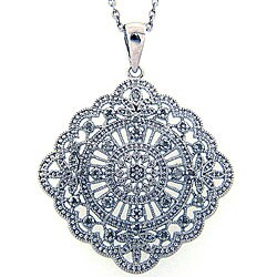 Sterling Silver 1/4ct TDW Diamond Necklace (J-K, I3)