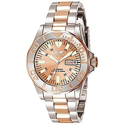 Invicta Men's Signature Automatic Rose Goldtone Two-tone Watch