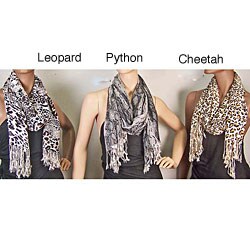 Faux Pashmina Animal Print Scarves (Set of 3)