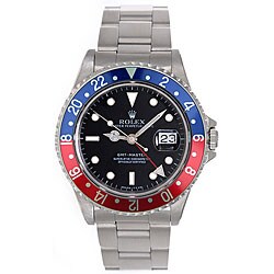 Pre-owned Rolex GMT Master II Men's Steel 16710 Watch