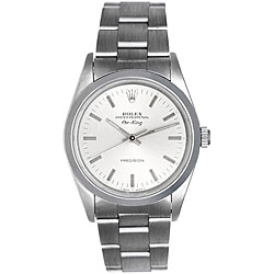 Pre-owned Rolex Air-King Stainless Steel 14000 Watch