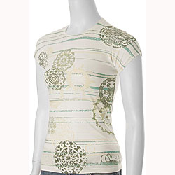 O'Neill Junior's Creame Vintage Print Tee