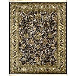 Machine-made Black Viscose Rug (1'9 x 3'1)