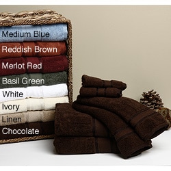 Celebration Zero Twist Solid 6 Piece Towel Set
