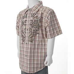 Calvin Klein Boy's Plaid Button-up Shirt