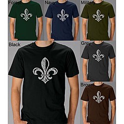 Los Angeles Pop Art Men's Fleur De Lis T-shirt