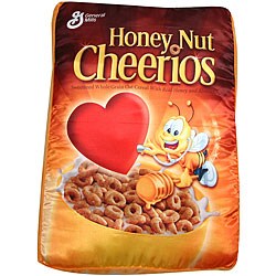 SweetThang 21-inch 'Honey Nut Cheerios' Pillow