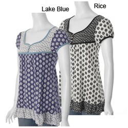 Energie Mix Junior's Babydoll Ruffle Top