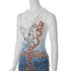 Everyday Brand Junior's Ruffle Floral Tank