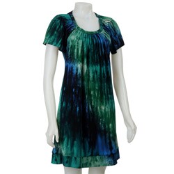 Rabbit Rabbit Rabbit Designs Women's Knit Tie-dye Dress