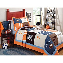Varsity Full/ Queen Quilt Set