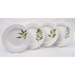 Certified International Culinary Herbs Dinner Plates (Set of 4)