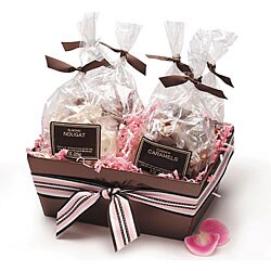 Gourmet Carmel & Nougat Treats Market Candy Tray