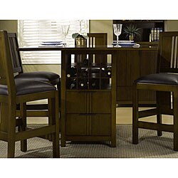 Contemporary Mission Counter Height Dining Table