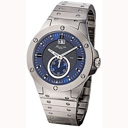 Kenneth Cole Men's Stainless Steel Blue Dial Watch