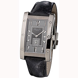 Kenneth Cole Men's Black Leather Strap Watch
