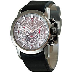 Kenneth Cole Men's Chronograph Black Strap Watch