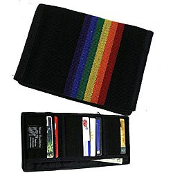 Footloom Rainbow Tri-fold Wallet (Guatemala)