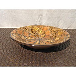 Set of 4 Honey Design 9-inch Pasta/ Salad Bowls (Tunisia)