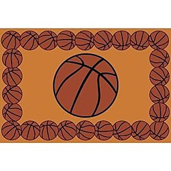 Basketball Fun Rug (3'3 x 4'10)