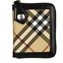 Burberry Nova Check Black Ziggy Wallet