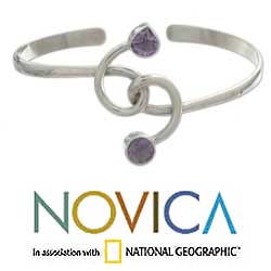 Sterling Silver 'Guide' Cuff Bracelet (Indonesia)