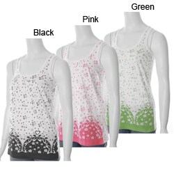 Energie Junior's Floral Print Babydoll Tank Top