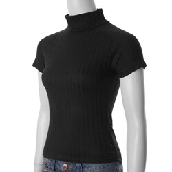 Currants Junior's Short-sleeve Mock Turtleneck