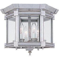 Solid Brass 6-light Close-to-ceiling Fixture