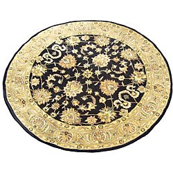 India Tufted Indo Mahal Rug (6' Round)