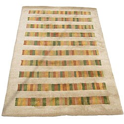 Indo Tufted Tabriz Rug (5'3 x 8'2)