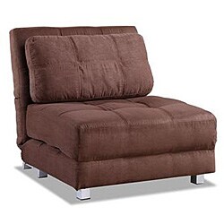 Cubic Convertible Micro-suede Chair Bed