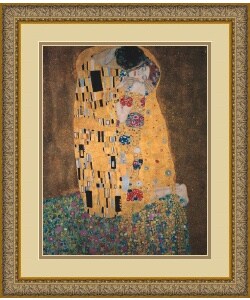 Gustav Klimt 'The Kiss' (Le Baiser / Il Baccio) Framed Art Print