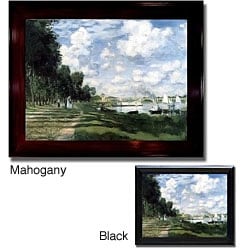 Claude Monet 'Bassin d' Argenteuil' Framed Canvas Art