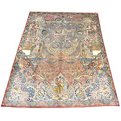 Persian Kashmar Multi-colored Rug (9'6 x 13'4)