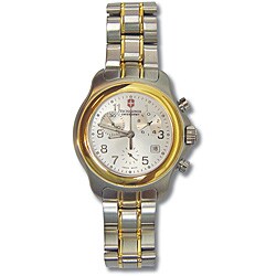Swiss Army Men's Officer's Two-tone Chronograph Watch