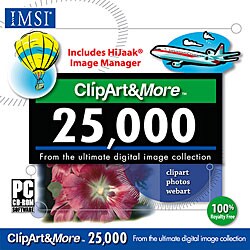 25,000 ClipArt Images Software CD